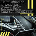 Yamaha Nmax 125/155 2021-2024 Sinyal Üstü Karbon Kapak Seti